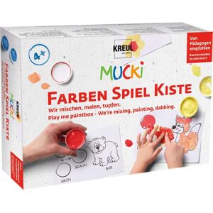 Set di Colori con le Dita KREUL Mucki - Sicuro e Lavabile Set di Colori con le Dita KREUL Mucki - Sicuro e Lavabile