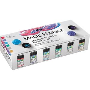 CC Hobby Magic Marble - Metallic-Farben - 6x20ml - Malfarbe CC Hobby Magic Marble - Metallic-Farben - 6x20ml - Malfarbe