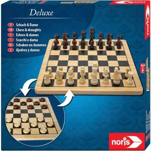 NORIS Holzspielzeug Deluxe Holz - Chess & Checkers - 60+ Min NORIS Holzspielzeug Deluxe Holz - Chess & Checkers - 60+ Min