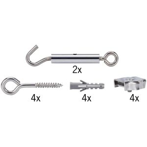 Paulmann 17803 Chrome Cable Tensioner Kit - Lighting Accessory Paulmann 17803 Chrome Cable Tensioner Kit - Lighting Accessory