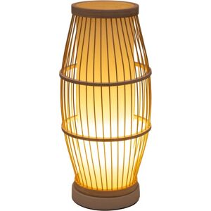 Lampe de table Pauleen 482.08 bambou beige - Publicité Lampe de table Pauleen 482.08 bambou beige - Publicité