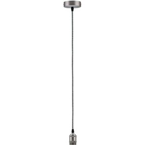 Paulmann Vintage Hanglamp E27 Grijs/Nikkel - Hanglamp Paulmann Vintage Hanglamp E27 Grijs/Nikkel - Hanglamp