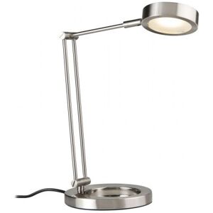Lampe de table LED Paulmann 702.45 Acier brossé - Lampe de bureau et lecture Lampe de table LED Paulmann 702.45 Acier brossé - Lampe de bureau et lecture