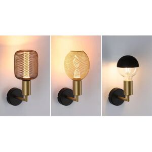 Paulmann Ravi E27 LED - Wall Light - Black matte/Gold - IP44 - 60W Paulmann Ravi E27 LED - Wall Light - Black matte/Gold - IP44 - 60W
