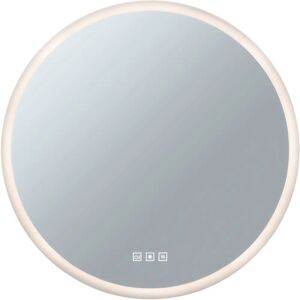 Miroir Rond Mural Blanc Paulmann - Étanche pour Salle de Bain - 60cm - Publicité Miroir Rond Mural Blanc Paulmann - Étanche pour Salle de Bain - 60cm - Publicité