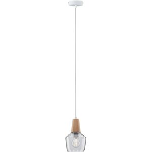 Paulmann Neordic Yva Pendant Light - E27 Max 20W Wood/Glass Paulmann Neordic Yva Pendant Light - E27 Max 20W Wood/Glass