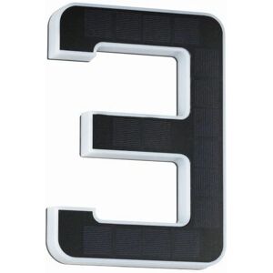 Paulmann Número Exterior Solar 3 LED - IP44, 3000K, Negro Paulmann Número Exterior Solar 3 LED - IP44, 3000K, Negro