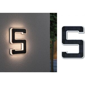 Paulmann Outdoor Solar House Number 5 LED - Wall Light Paulmann Outdoor Solar House Number 5 LED - Wall Light
