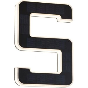 Paulmann Luz de pared solar para número de casa 5 LED Paulmann Luz de pared solar para número de casa 5 LED