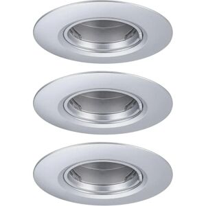 Paulmann 92113 Recessed Light Set 3 Fixed Chrome Rings Paulmann 92113 Recessed Light Set 3 Fixed Chrome Rings