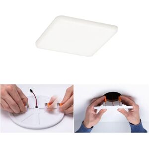 Paulmann LED Recessed Panel Light - Satin - 8.5W - Square - IP44 Paulmann LED Recessed Panel Light - Satin - 8.5W - Square - IP44