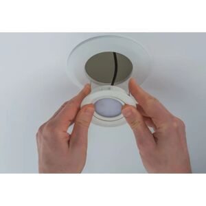 Paulmann White Recessed Light Adapter - Round, 50W, for 75-120mm openings Paulmann White Recessed Light Adapter - Round, 50W, for 75-120mm openings