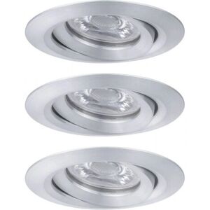 Paulmann LED Recessed Spotlight - Adjustable, 2700K, 4.2W, Alu Paulmann LED Recessed Spotlight - Adjustable, 2700K, 4.2W, Alu