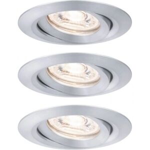 Paulmann LED Recessed Spotlight - Adjustable, 2700K, 4.2W, Alu Paulmann LED Recessed Spotlight - Adjustable, 2700K, 4.2W, Alu