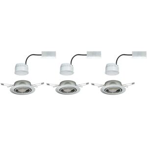 Paulmann LED Recessed Light - 3-Step Dimmable, Brushed Steel Paulmann LED Recessed Light - 3-Step Dimmable, Brushed Steel