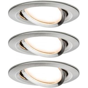 Paulmann Nova Coin Inbyggd LED-Spot - Justerbar, IP23, 3x6W Paulmann Nova Coin Inbyggd LED-Spot - Justerbar, IP23, 3x6W