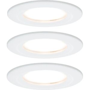Paulmann LED Einbauleuchte - 3x6W - Weiß - IP44 Paulmann LED Einbauleuchte - 3x6W - Weiß - IP44