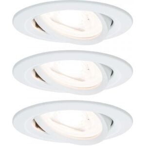 Paulmann GU10 3-stegs inbyggnadslampa - Vit Paulmann GU10 3-stegs inbyggnadslampa - Vit