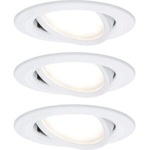 Paulmann Nova Coin Recessed LED Light - 3-Step Dimmable, 84mm, White Paulmann Nova Coin Recessed LED Light - 3-Step Dimmable, 84mm, White