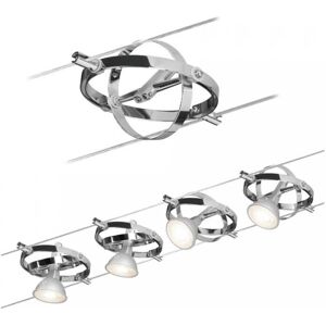Paulmann Chrome Cardan Lighting System - 4 Spots GU5.3 Paulmann Chrome Cardan Lighting System - 4 Spots GU5.3