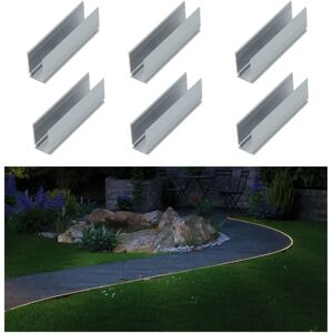 Clips de montaje para tiras LED de aluminio 94215 de Paulmann - Clips para tiras LED para uso exterior Clips de montaje para tiras LED de aluminio 94215 de Paulmann - Clips para tiras LED para uso exterior