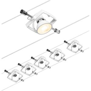 Paulmann White Matte Ceiling and Wall Lighting System - GU5.3 5 Spots Paulmann White Matte Ceiling and Wall Lighting System - GU5.3 5 Spots