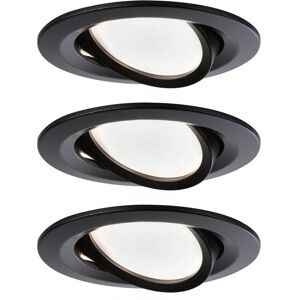 Paulmann 94471 Indbygget LED spot - 3x6W, Sort Paulmann 94471 Indbygget LED spot - 3x6W, Sort