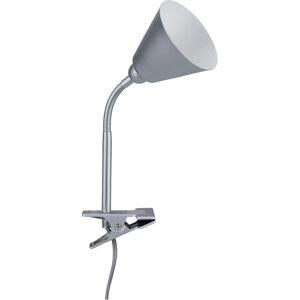 Lampe pince flexible grise Paulmann E14 - Lampe de table Lampe pince flexible grise Paulmann E14 - Lampe de table