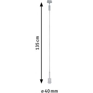 Paulmann Chrom Matte Suspended Light - E14 Max 20W Paulmann Chrom Matte Suspended Light - E14 Max 20W