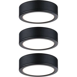 Paulmann 99990 Deckenleuchte - LED 3,5W, Schwarz, 3er-Set Paulmann 99990 Deckenleuchte - LED 3,5W, Schwarz, 3er-Set