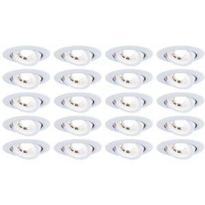 Paulmann 99997 LED Recessed Spot - Adjustable 20-Pack Paulmann 99997 LED Recessed Spot - Adjustable 20-Pack