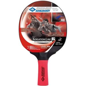 Donic Schildkrot Sensation 600 - Table Tennis Paddle - Red Donic Schildkrot Sensation 600 - Table Tennis Paddle - Red