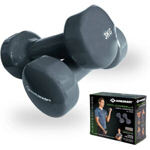 Schildkröt Vinyl Hantlar Set - 2x 3kg - Fitnessutrustning Schildkröt Vinyl Hantlar Set - 2x 3kg - Fitnessutrustning
