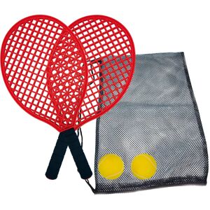 Schildkröt 970130 Beach Tennis Set - Red/Black Rackets & Foam Balls Schildkröt 970130 Beach Tennis Set - Red/Black Rackets & Foam Balls
