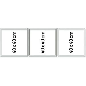Schipper Silber Aluminium Bilderrahmen - 1200x400 mm Triptychon Schipper Silber Aluminium Bilderrahmen - 1200x400 mm Triptychon