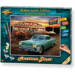 Schipper 609130877 American Diner Coloring Book - Colorful Hobby Painting Schipper 609130877 American Diner Coloring Book - Colorful Hobby Painting