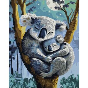 Schipper Koala mit Baby - Malen nach Zahlen - Malbuch Schipper Koala mit Baby - Malen nach Zahlen - Malbuch