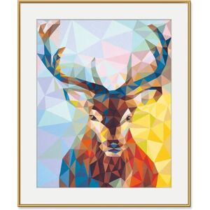 Schipper Farb-nummer Set - Polygon-Art Hirsch - 40x50cm Schipper Farb-nummer Set - Polygon-Art Hirsch - 40x50cm