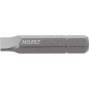 Hazet Screwdriver Bit - Hexagon 8mm - Flat Profile - 0.8x5.5mm - 41mm Length - C8 Hazet Screwdriver Bit - Hexagon 8mm - Flat Profile - 0.8x5.5mm - 41mm Length - C8