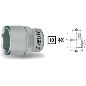 Hazet 880-15 Clé à noix - 15mm, 10mm Carré, Chrome Hazet 880-15 Clé à noix - 15mm, 10mm Carré, Chrome