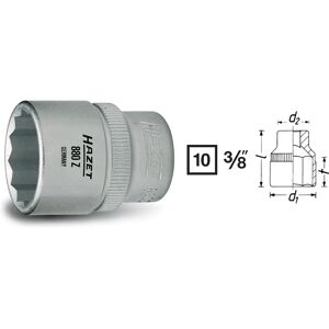 Hazet 880Z-15 Nut Driver - 15mm, Hexagon, German Quality Hazet 880Z-15 Nut Driver - 15mm, Hexagon, German Quality
