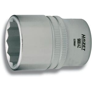 Hazet Double Hexagon Socket Insert - 12.5mm Square Drive - 38mm Length Hazet Double Hexagon Socket Insert - 12.5mm Square Drive - 38mm Length