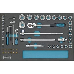 Hazet 163-57/56 Socket Set with Foam Tray - Hand Operation Hazet 163-57/56 Socket Set with Foam Tray - Hand Operation