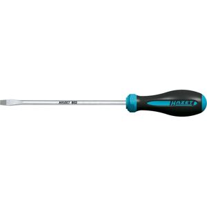 Hazet Screwdriver - 802-55 - Ergonomic 3-Component Handle - Slotted - ISO 2380 Hazet Screwdriver - 802-55 - Ergonomic 3-Component Handle - Slotted - ISO 2380