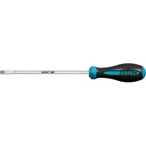 Hazet Flat Head Screwdriver - Ergonomic 3-Component Handle - Chrome Tip - 150mm Hazet Flat Head Screwdriver - Ergonomic 3-Component Handle - Chrome Tip - 150mm