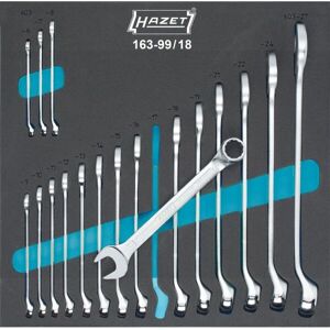 Hazet 163-99/18 Kombinationsschlüssel-Set - 6-27mm - Profi-Qualität Hazet 163-99/18 Kombinationsschlüssel-Set - 6-27mm - Profi-Qualität