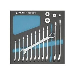Ensemble de clés combinées HAZET 163-186/16 - 16 outils Ensemble de clés combinées HAZET 163-186/16 - 16 outils