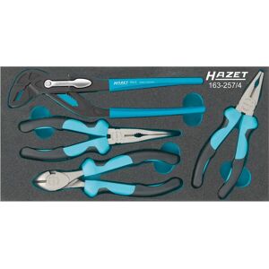 Hazet 163-257/4 Pliers Set - 4 Tools, 342x172mm Hazet 163-257/4 Pliers Set - 4 Tools, 342x172mm