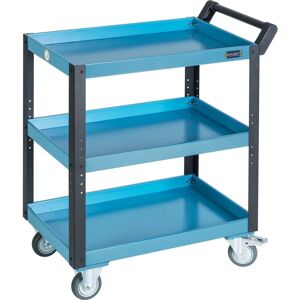 Hazet - Servicekar 167-3 Blauw - Stalen gereedschap trolley Hazet - Servicekar 167-3 Blauw - Stalen gereedschap trolley