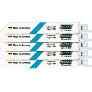 Hazet 9234X-150/5 Flexible Jigsaw Blades - 225mm Steel Cutting Hazet 9234X-150/5 Flexible Jigsaw Blades - 225mm Steel Cutting